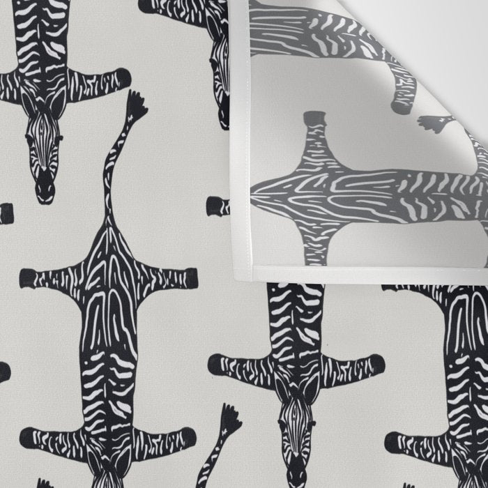 Abstract modern minimalistic zebras pattern  Wall Tapestry Gallery Image 3