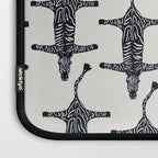 Abstract modern minimalistic zebras pattern  Laptop Sleeve Gallery Image 3