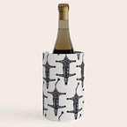 Abstract modern minimalistic zebras pattern  Wine Chiller Gallery Image 1