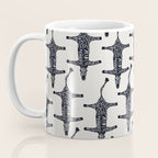 Abstract modern minimalistic zebras pattern  Coffee Mug Gallery Image 3