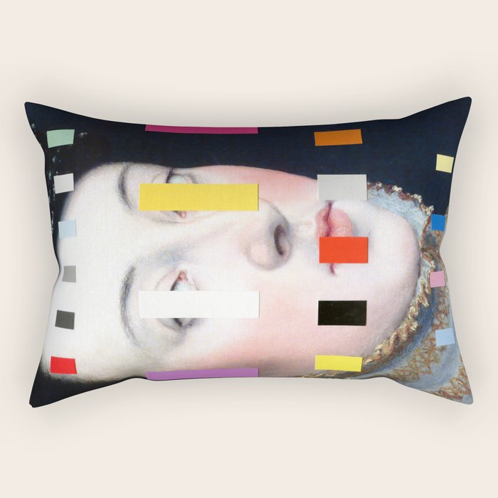 Portrait With A Spectrum 4 Rectangular Pillow Gallery Image 1