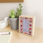 Kermina Nim Suzani  Antique Uzbekistan Embroidery Print Mini Art Print Gallery Image 2