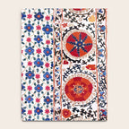 Kermina Nim Suzani  Antique Uzbekistan Embroidery Print Notebook Gallery Image 4