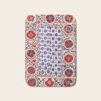 Kermina Nim Suzani  Antique Uzbekistan Embroidery Print Bath Mat Gallery Image 1