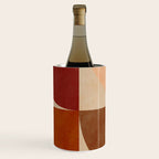 abstract retro shapes earthy 11 Wine Chiller Gallery Image 1