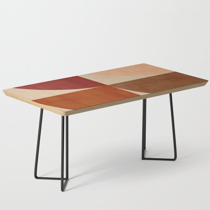 abstract retro shapes earthy 11 Coffee Table Gallery Image 1