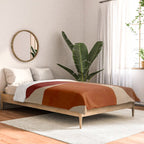 abstract retro shapes earthy 11 Comforter Gallery Image 2