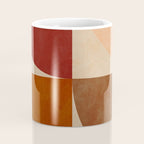 abstract retro shapes earthy 11 Coffee Mug Gallery Image 4