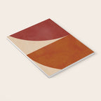 abstract retro shapes earthy 11 Notebook Gallery Image 3