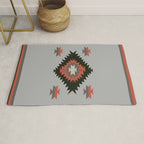 New Mexico Southwest Santa Fe Tribal Indian Pattern Rug Gallery Image 1