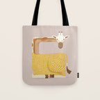 Whimsical Giraffe Tote Bag Gallery Image 1