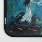 Surreal Ocean Dream 'Fairy Girl and the Shark' Laptop Sleeve Gallery Image 3