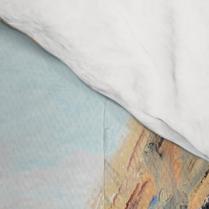 Surreal Ocean Dream 'Fairy Girl and the Shark' Comforter Gallery Image 4