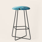 Surreal Ocean Dream 'Fairy Girl and the Shark' Stool Gallery Image 1