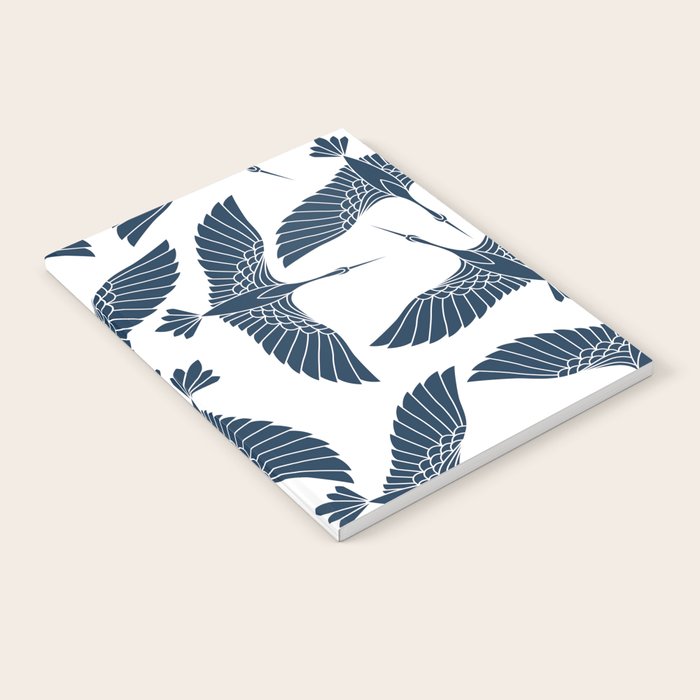 Abstract Japanese Herons Notebook Gallery Image 2