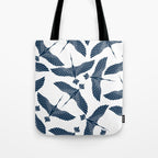 Abstract Japanese Herons Tote Bag Gallery Image 1