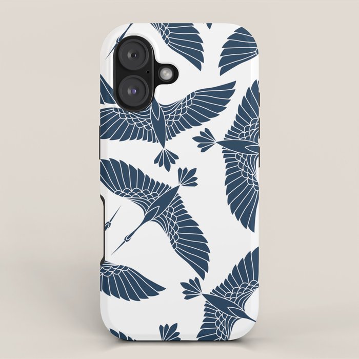 Abstract Japanese Herons iPhone Case Gallery Image 1