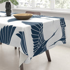 Abstract Japanese Herons Tablecloth Gallery Image 3