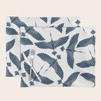 Abstract Japanese Herons Placemat Gallery Image 1