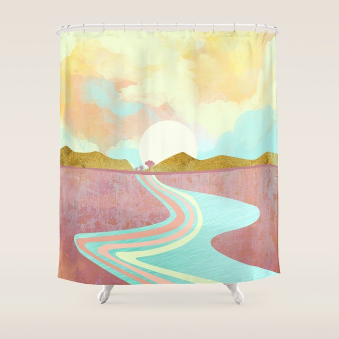 Desert Dusk Shower Curtain Gallery Image 1