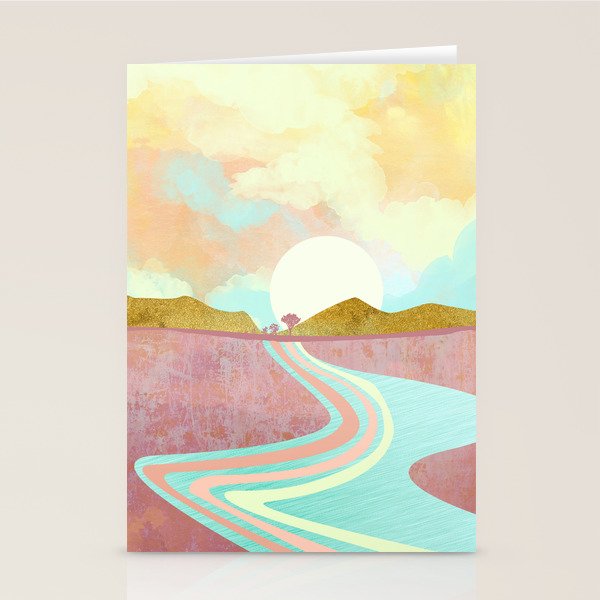 Desert Dusk Stationery Card Gallery Image 1