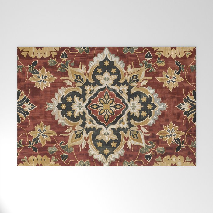 Desert Gold Medallion Welcome Mat Gallery Image 1