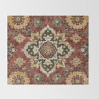 Desert Gold Medallion Throw Blanket Gallery Image 2
