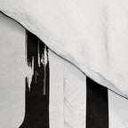 Hand drawn paint brush line pattern Comforter Gallery Image 4