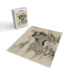 Vintage Japanese Landscape Painting Jigsaw Puzzle Gallery Image 2