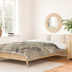 Vintage Japanese Landscape Painting Duvet Cover Gallery Image 2