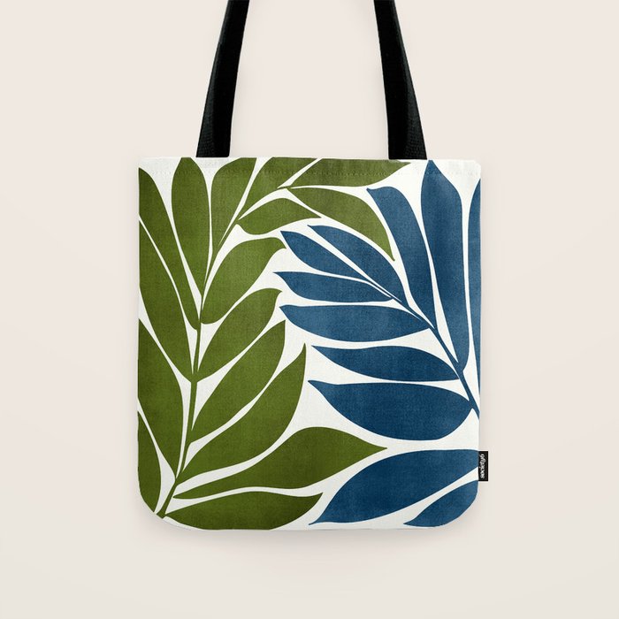 Deep Woods Botanical Painting Tote Bag Gallery Image 1