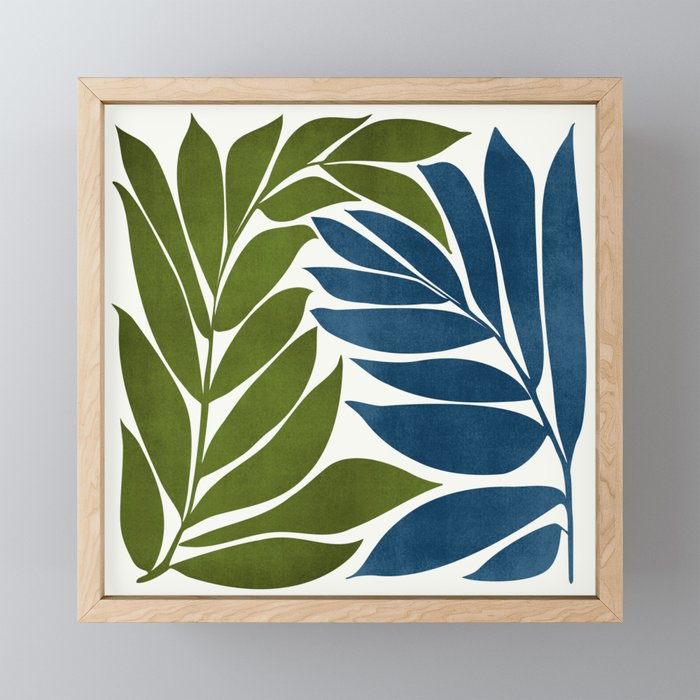 Deep Woods Botanical Painting Mini Art Print Gallery Image 1
