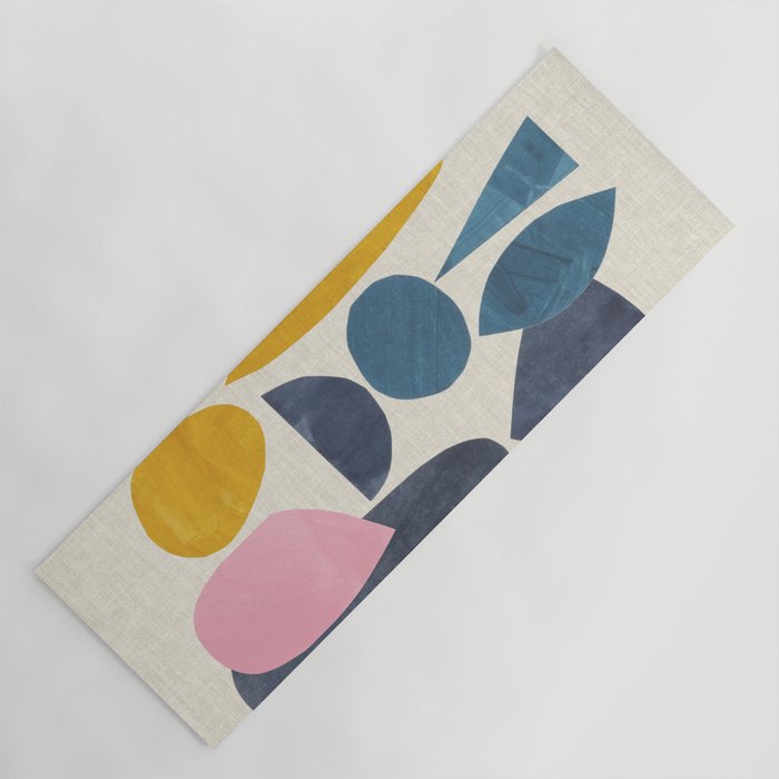 Gold Among Rocks Yoga Mat Gallery Image 1