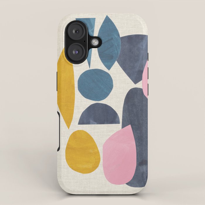 Gold Among Rocks iPhone Case Gallery Image 1