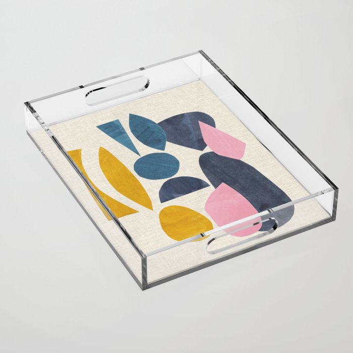 Gold Among Rocks Acrylic Tray Gallery Image 1