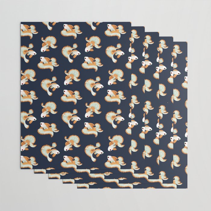 Three tosakin goldfish Wrapping Paper Gallery Image 3