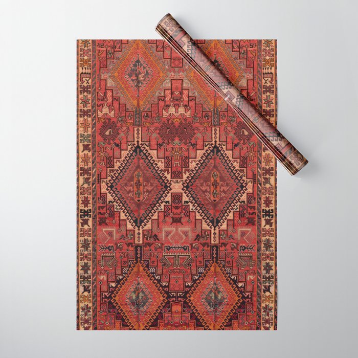 Oriental Bohemian Style Design Wrapping Paper Gallery Image 1