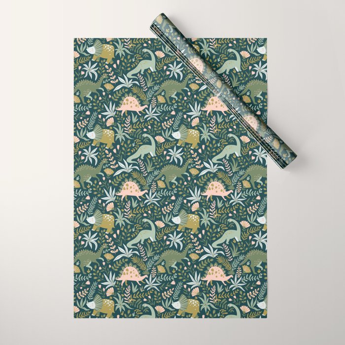 Dino Wrapping Paper Gallery Image 1