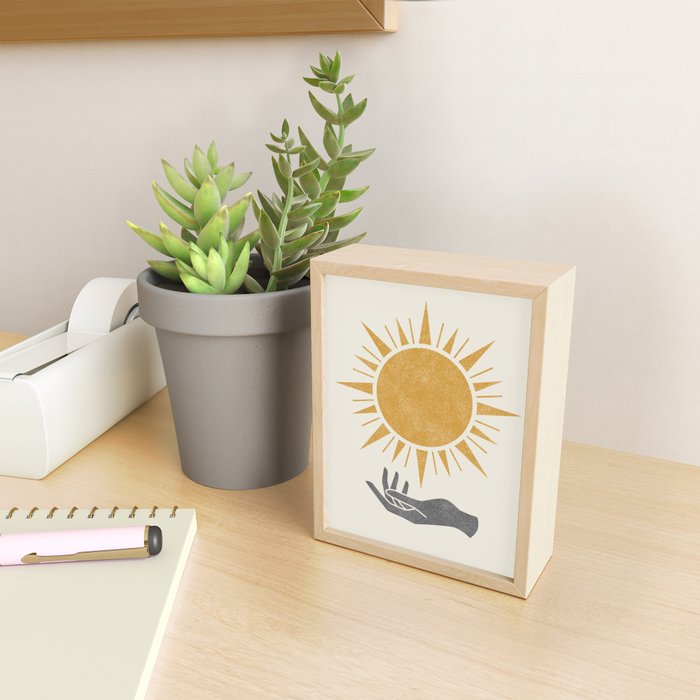 Sunburst Hand Mini Art Print Gallery Image 2