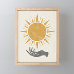 Sunburst Hand Mini Art Print Gallery Image 1