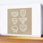 Ceramic Bowls Wall Mural Gallery Image 2