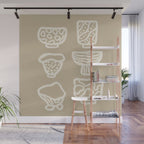 Ceramic Bowls Wall Mural Gallery Image 1