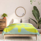 Lime & Sea Green: Matisse Paper Cutouts 06 Comforter Gallery Image 3