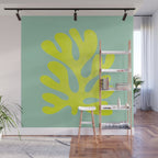 Lime & Sea Green: Matisse Paper Cutouts 06 Wall Mural Gallery Image 1