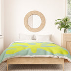 Lime & Sea Green: Matisse Paper Cutouts 06 Duvet Cover Gallery Image 3