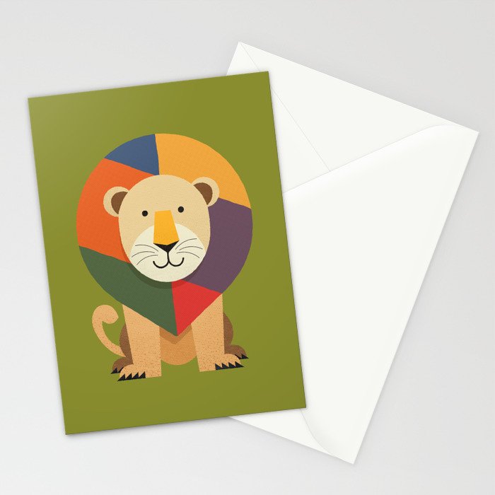 Lion Stationery Card Gallery Image 2