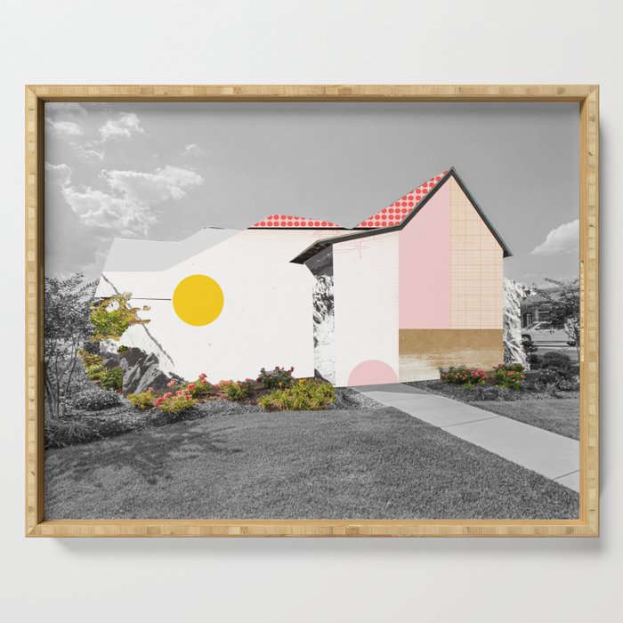 abstract house dream 21 Serving Tray Gallery Image 1