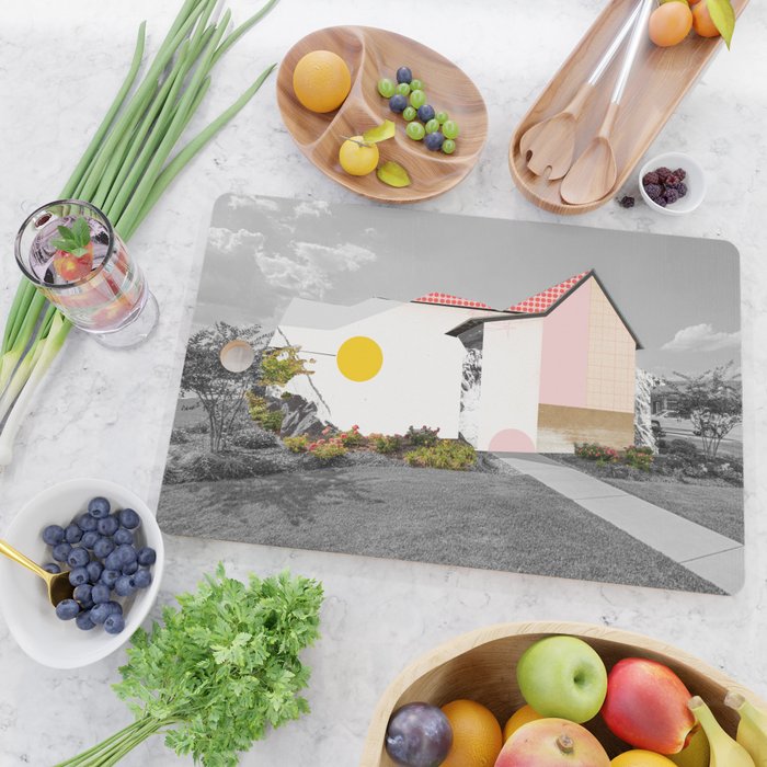 abstract house dream 21 Cutting Board Gallery Image 2