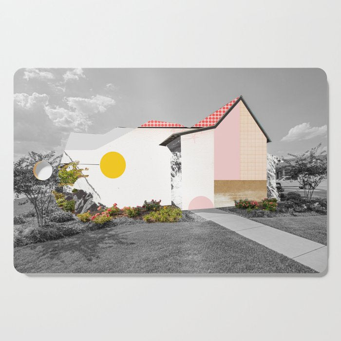 abstract house dream 21 Cutting Board Gallery Image 1