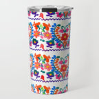 Mexican Fiesta of Flowers  Travel Mug Gallery Image 1